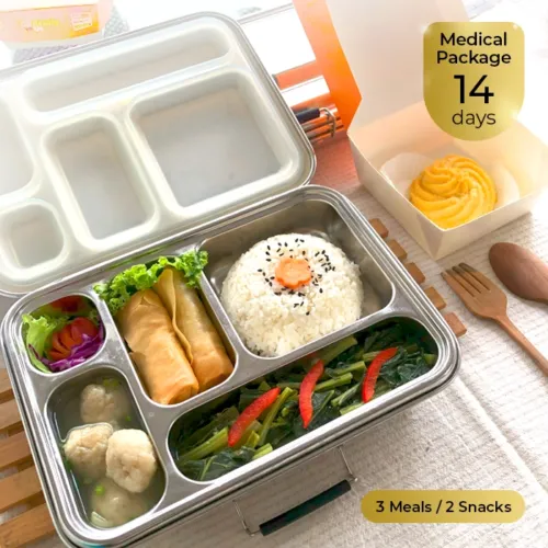 14 hari: 3 meals & 2 snacks • Medical Package