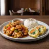 Chicken Tangsuyuk with Sesame Rice