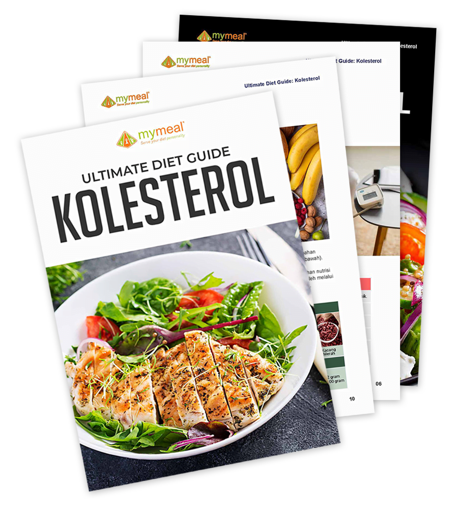 buku panduan diet kolesterol, disusun oleh ahli gizi mymeal catering
